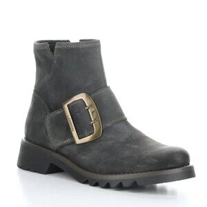 Fly London Suede Moto Boots RILY991FLY Diesel $320 NIB Size 39 9